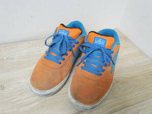 *la kai skateboard shoes 27.0cm LAKAI SELECT orange / light blue skateboard ske shoe 