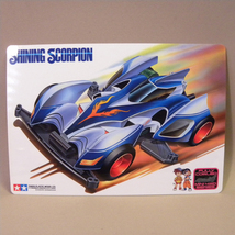 【下敷き 未使用 新品】当時物 タミヤ シャイニングスコーピオン/SHINING SCORPION ミニ四駆 下敷き(昔の ビンテージ 爆走兄弟レッツ＆ゴー_画像2