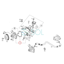 ベンツ W203 ウォーターポンプ C180 1112004301 出荷締切18時_画像6