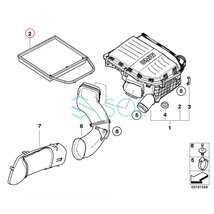 BMW E82 E88 E90 E91 E92 E93 E89 Z4 エアフィルター 135i 335i 35i 35is 13717556961 出荷締切18時_画像2