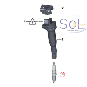 BMW E63 E64 E84 X1 E83 X3 E70 X5 プラチナ スパークプラグ 6本(1台分) BOSCH 630i 25i 28i 2.5si 3.0i 3.0si 12120037663の画像2