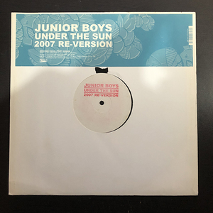 Junior Boys / Under The Sun 2007 Re-Version [Domino RUG257T] 片面プレス バレアリック