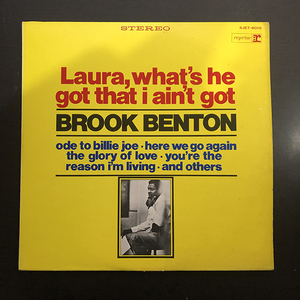 Brook Benton / Laura, What's He Got That I Ain't Got [Reprise Records SJET-8010] 国内盤 日本盤