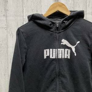 PUMA Puma Zip up Parker Lwi men's lady's black series long sleeve print sport T169