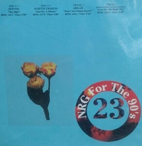 新品同様/Hot Tracks NRG For The 90's Volume 23/Newton*Sky High,Suzette Charles*Just For A Minute*PWL*Stock Aitken Waterman収録 