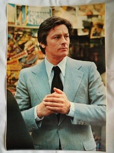  large size poster Alain * Delon ALAN DELON 92*62cm k-40 L.P.C.