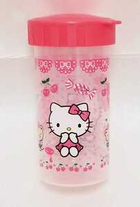  Kitty * mug bottle *360ml*USED* confection. to the carrying .* Sanrio 