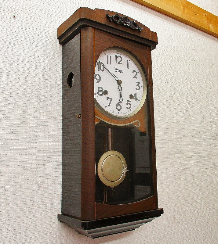 日本未発売】 掛時計 柱時計 古時計 振り子時計 稼働 昭和レトロ 