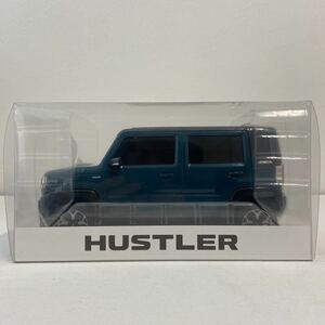 非売品 1/18 SUZUKI 新型 HUSTLER デニムブルーメタリックガンメタリック2トーン カラーサンプル スズキ ハスラー ミニカー モデルカー