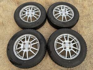 Weds　VELVA　ツイン6本スポーク　13インチ　+　GY　ICE NAVI 6　145/80R13　2017年製造　溝たっぷり！！　中古品　売り切り！　