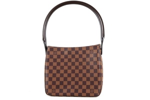 【新品同様・未使用】LOUIS VUITTON ヴィトン ルーピングMM ダミエ ショルダーバッグ 肩掛け ブラウン系【HS99】