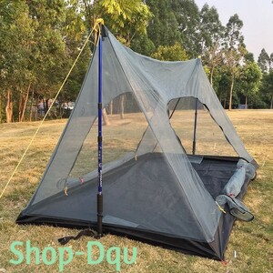 蚊帳 １人用～２人用 テント 軽量 モスキート ツーリング 夏 通気性抜群 涼しい キャンプ メッシュ インナー パップ 登山