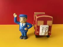 トーマス木製レールシリーズ　バーティー　きかんしゃトーマス マテル社 MATTEL BERTIE ロンドンバス　現状_画像2