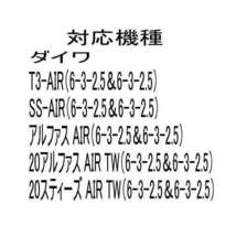 セラミック ベアリング HXR （6-3-2.5＆6-3-2.5） ダイワ　20アルファス AIR TW_画像4