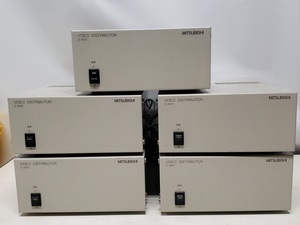 [現状品] 三菱電機 三菱ネットワークカメラシステム 映像分配器 MELOOK-Gシリーズ D-8810 5台セット 通電確認のみ (3)