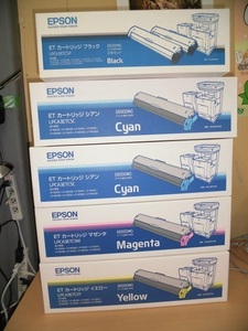 ●[未使用]EPSON エプソン 純正 ET カートリッジ LPCA3ETC5 ブラック2本 シアン2本 マゼンタ イエロー 4色6本セット