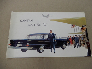 * catalog Opel kapite-nP2 1960 period 