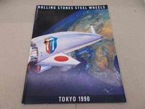 ＊ツアーパンフ　ローリングストーンズ　STEEL WHEELS TOKYO 1990