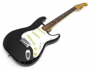 092s☆Fender Mexico フェンダーメキシコ Squier Series Stratocaster ブラック ストラトキャスター エレキギター ※中古