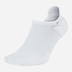 NIKE ナイキ エリート クッションド ノーショウ ランニングソックス 26-27.5cm ホワイトカラー