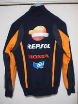 これからのシーズン向け！ 正規品 GAS REPSOL HONDA レプソルホンダ ジップアップ Sサイズ モテギで購入 ガスジーンズ モトGP MotoGP_画像3