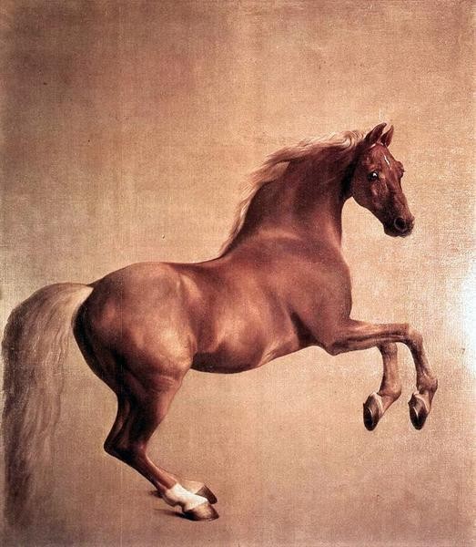 Oil painting by George Stubbs_Famous Horses MA612, Painting, Oil painting, Portraits