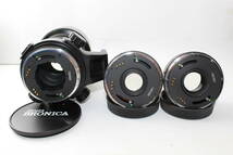 ☆良品☆ZENZA BRONICA（Z5645）ETR Si ・・レンズ 100ー220mm F4.8・75ｍｍF2.8・50ｍｍF2.8 カメラレンズセット　動作確認済み_画像8