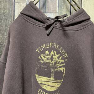 《90年代当時物》Timberland ティンバーランド 茶☆パーカー L