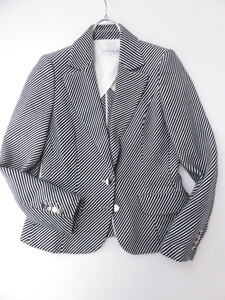 MOGA Moga autumn winter tailored jacket black white S