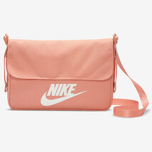 新品 NIKE SHOULDER BAG ナイキ バッグ ショルダーバッグ ピンク ホワイト スウッシュ レディース 手さげ マグネット NSW 3L 正規品_画像2