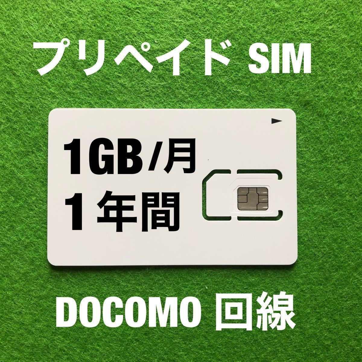 Docomo回線 プリペイドsim 3GB/月1年間有効 データ通信simカード - icaten.gob.mx