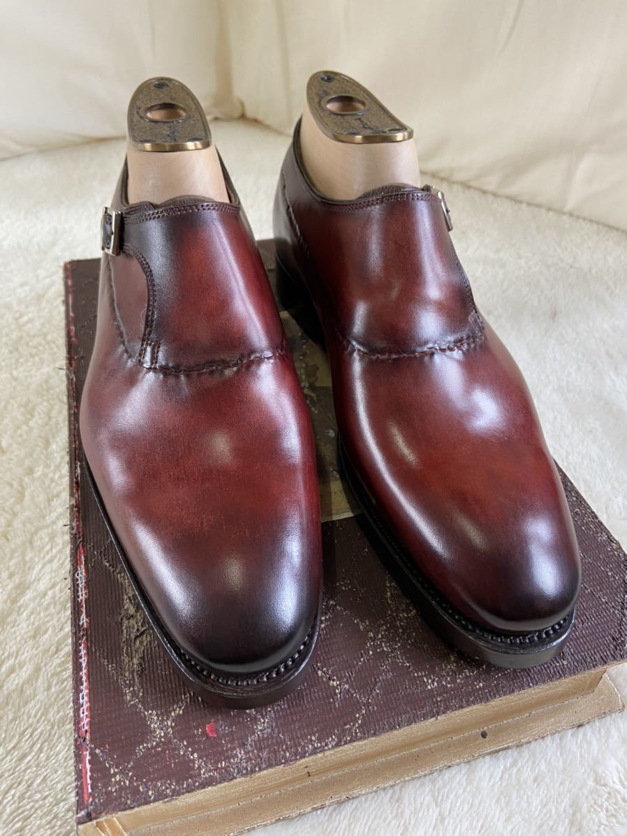 Santoni/サントーニ サイズ8 革靴 シューキーパー\u0026クリーム付き