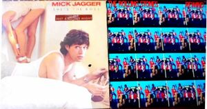 　MICK JAGGER&THE ROLLING STONESローリングストーンズLPレコードアルバム2枚　 REWIND／MICK JAGGER　SHE7S THE BOSS超レア　RM51