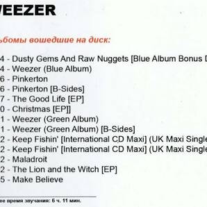 【MP3-CD】 Weezer ウィーザー 13アルバム収録の画像3