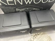 512③● 7-① KENWOOD 小型スピーカー ケンウッド CM-7ES ツインスピーカー外部スピーカー_画像4