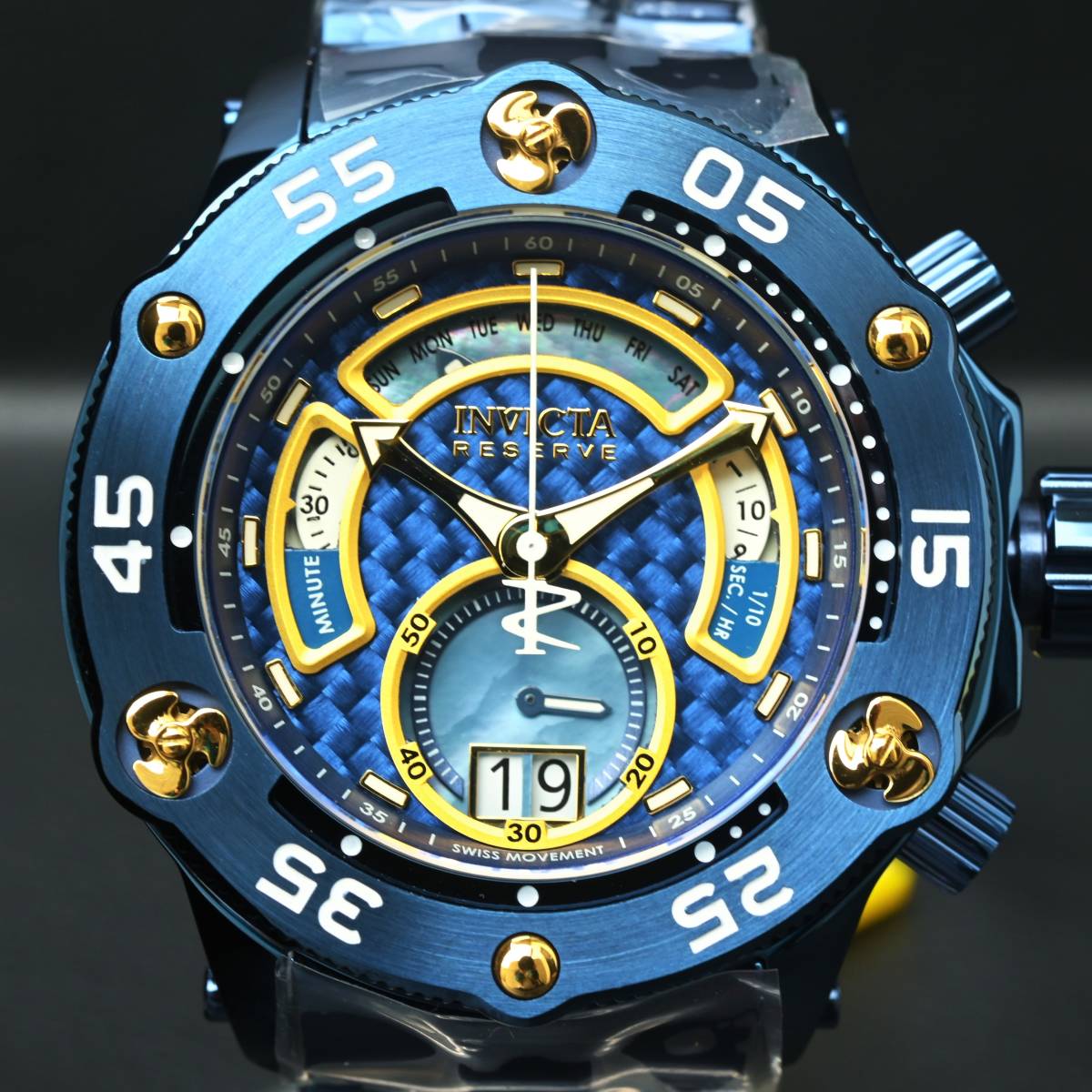 夜光で魅せる☆Hyperionモデル INVICTA Reserve 37332 インビクタ