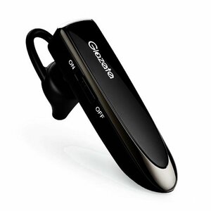 【送料無料】 Glazata Bluetooth 日本語音声ヘッドセット V4.1 片耳 ，超大容量バッテリー、日本技適マーク取得品 EC200【黒】ブラック