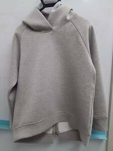 [ unused beautiful goods ]livudo lower RIVE DROITEf-ti- sweatshirt light gray grey lady's feel of smooth free size 