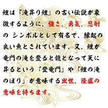 高級 反射 鯉　短冊　ステッカー　コイ　指定出来る 文字 ・書体・カラー トラック ダンプ 　カープ (6)_画像8