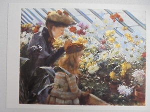 Art hand Auction マヌーギアン･コレクション わが心のアメリカ絵画『 菊 』ポストカード美品, 印刷物, 絵はがき, ポストカード, その他