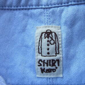 KATO' SHIRT カトー シャツ コットオックス素材 ボタンダウンシャツ サイズ S  の画像4