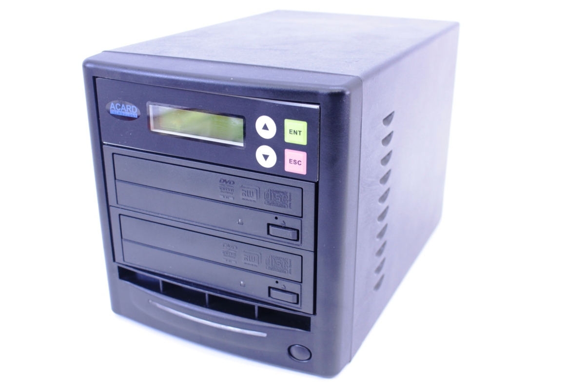 正規販売店舗  1対1DVD・CDデュプリケーター日本語表示 SW デスクトップ型PC
