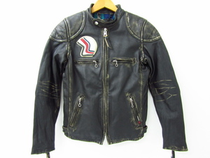 Schott ショット フラットレース ライダースジャケット 3181021 USED加工 SIZE:XS♪FG5758