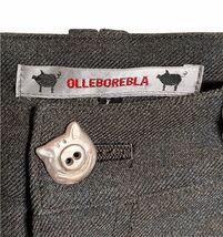 アルベロベロ　ALBEROBELLO olleborebla ブタさんボタン パンツ　スラックス　グレー　日本製_画像3