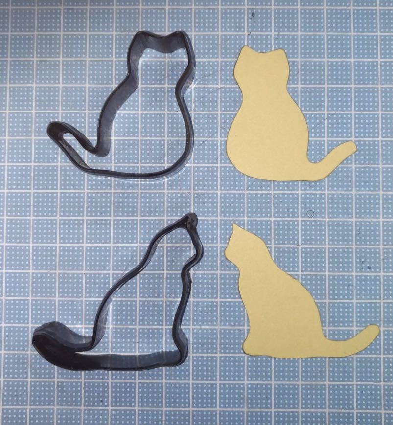最旬ダウン ネコセット割引 ネコ後ろ姿とネコ横とネコ顔 と背伸びネコの抜き型 レザークラフト 道具 Www Listentotheworld Net