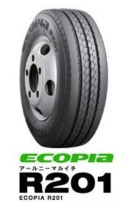 ●●ブリヂストン エコピア R201 225/70R16 117/115●225/70/16 225-70-16 BS ECOPIA R201 リブ