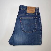 90s 日本製 Levi’s リーバイス W519-02 デニムパンツ ジーンズ インディゴ レディース W31 L31_画像1