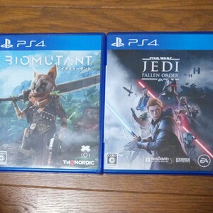 【PS4・2本セット】 バイオミュータント+STAR WARS JEDI:FALLEN ORDER