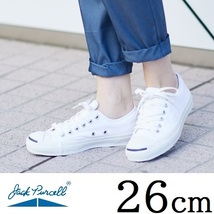 新品 CONVERSE ジャックパーセル 白 キャンバス 26cm / コンバース JACK PURCELL ホワイト white ユニセックス 男女共用サイズ_画像1