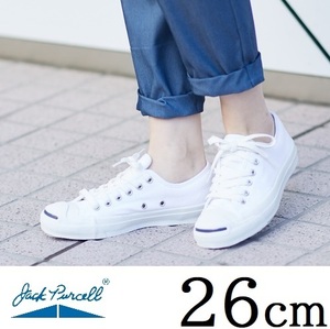 Новый Converse Jack Purcell White Canvas 26 см / Converse Jack Purcell White White Unisex Gender Size